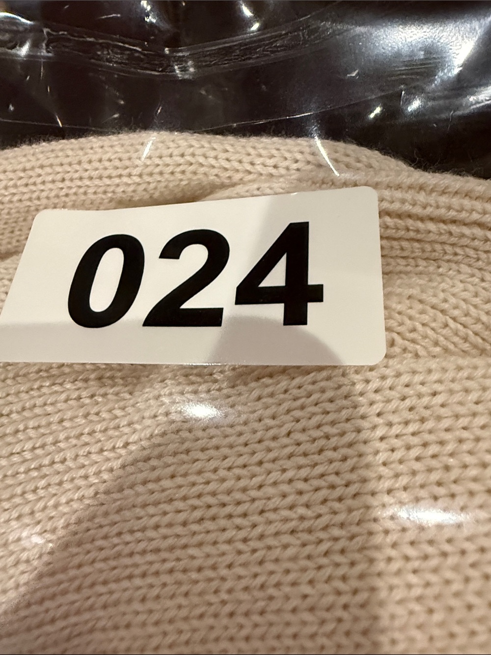 Lauren Ralph Lauren Knit Sweater Cream Navy Cotton Size M Preppy Coastal NWT - Picture 9 of 9